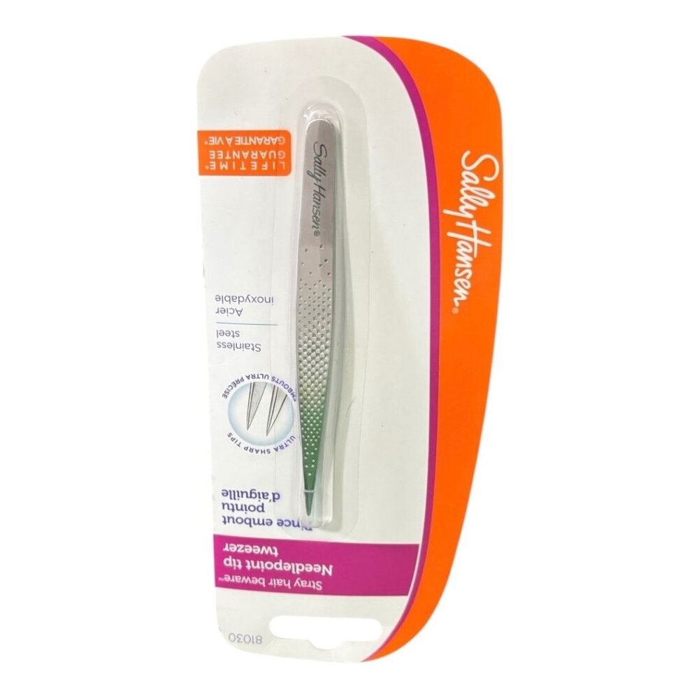 ✨ Sally Hansen Needlepoint Tip Tweezer – Ultra Precise Stainless Steel (New & Se